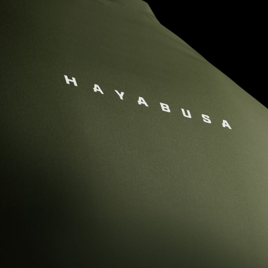 Hayabusa Core Kurzarm Rashguard für Herren - Dunkelgrün