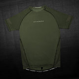 Hayabusa Core Kurzarm Rashguard für Herren - Dunkelgrün