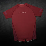 Hayabusa Core Kurzarm Rashguard für Herren - Dunkelrot