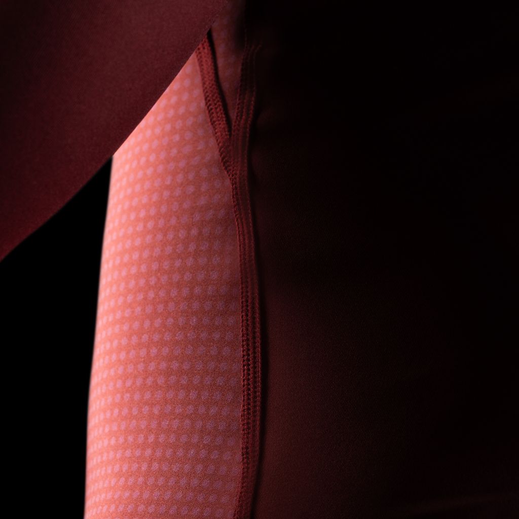 Hayabusa Core Kurzarm Rashguard für Herren - Dunkelrot