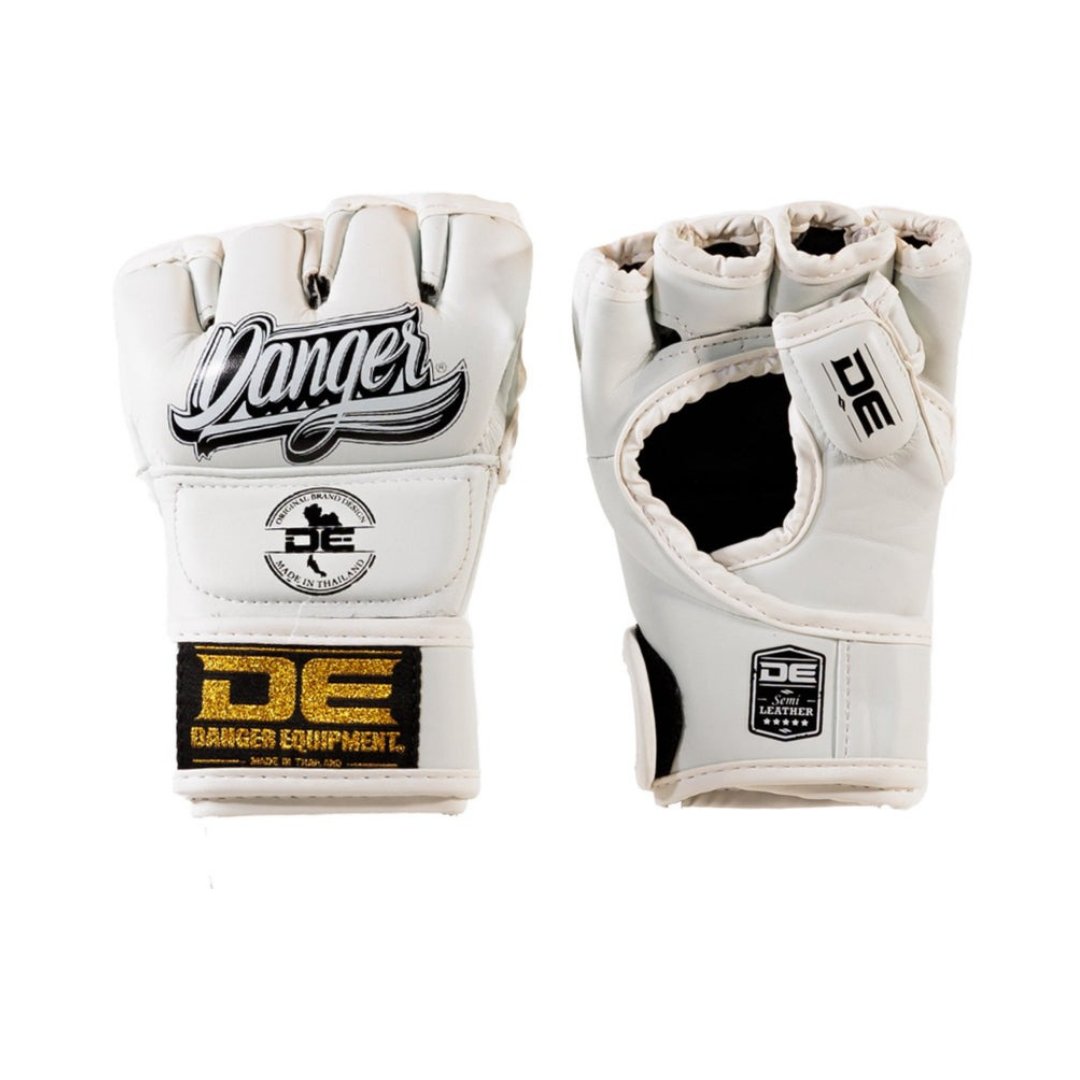 Danger Competition MMA-Handschuhe - Semi-Leder - Weiß