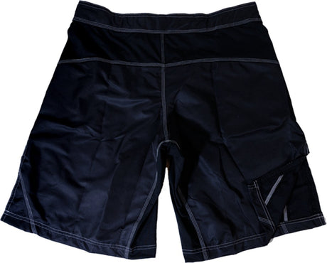 Danger MMA Short - Satin-Mikrofaser - Schwarz