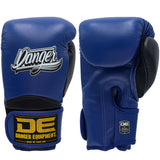 Danger Rocket Boxhandschuhe - Echt Leder - Blau