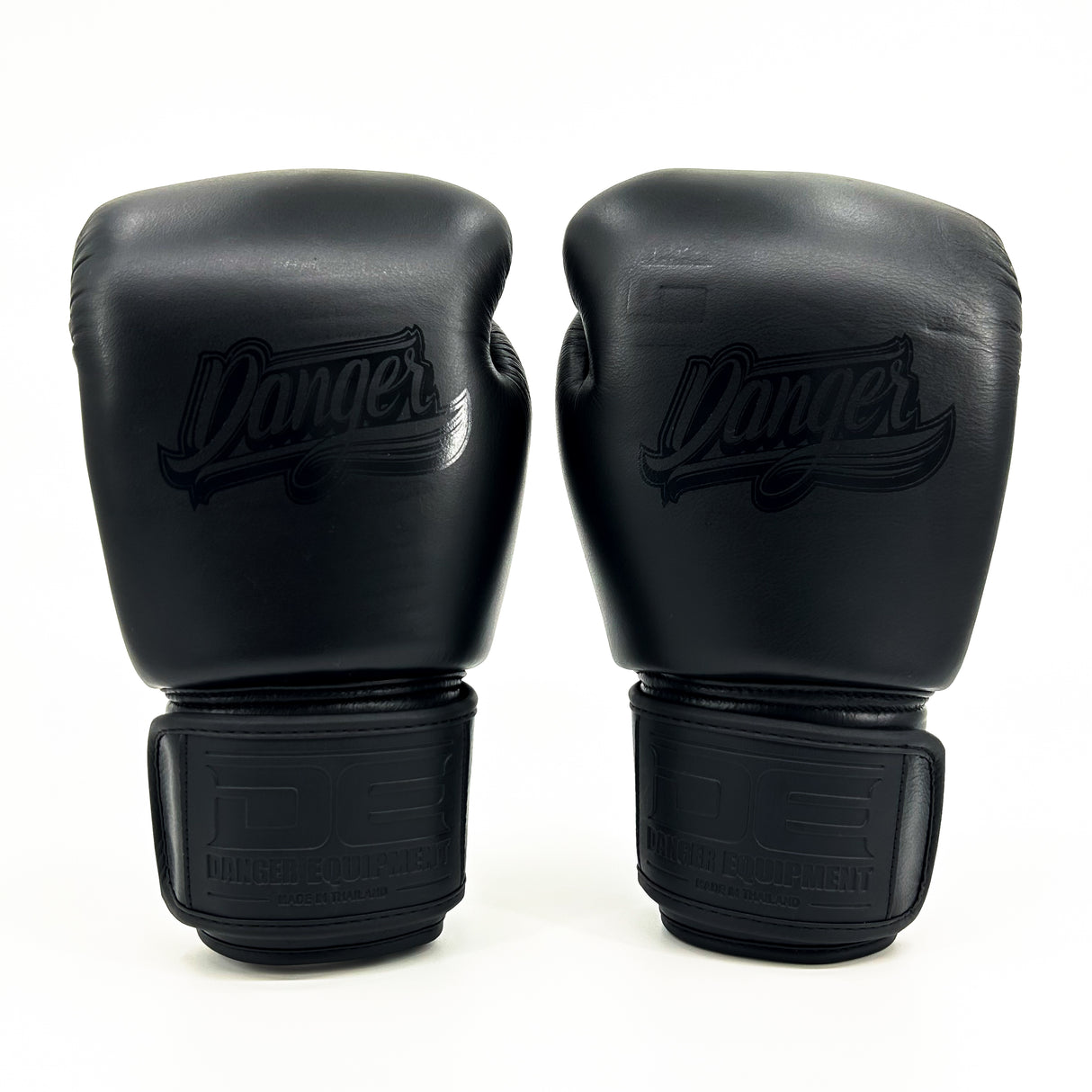 Danger Supermax Boxhandschuhe - Black Edition - Echt Leder - Schwarz