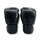 Danger Supermax Boxhandschuhe - Black Edition - Echt Leder - Schwarz