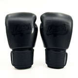 Danger Supermax Boxhandschuhe - Black Edition - Echt Leder - Schwarz