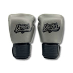 Danger Supermax Boxhandschuhe - Grey Edition - Echt Leder - Grau