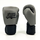Danger Supermax Boxhandschuhe - Grey Edition - Echt Leder - Grau
