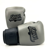 Danger Supermax Boxhandschuhe - Grey Edition - Echt Leder - Grau