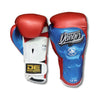 Danger Ultimate Fighter American Hero Boxhandschuhe - Semi-Leder - Rot / Weiß / Blau