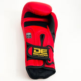 Danger Ultimate Fighter Boxhandschuhe - Echt Leder - Rot/Schwarz