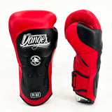 Danger Ultimate Fighter Boxhandschuhe - Echt Leder - Rot/Schwarz