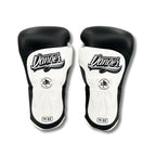 Danger Ultimate Fighter Boxhandschuhe - Echt Leder - Schwarz/Weiß