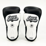 Danger Ultimate Fighter Boxhandschuhe - Echt Leder - Schwarz/Weiß
