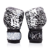 Fairtex BGV14PT Mikrofaser Boxhandschuhe - Kunstkollektionen - Painter Schwarz/Weiß