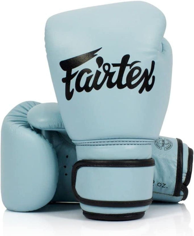 Fairtex BGV20 Echtes Leder Boxhandschuhe - echtes Leder - Pastell Blau