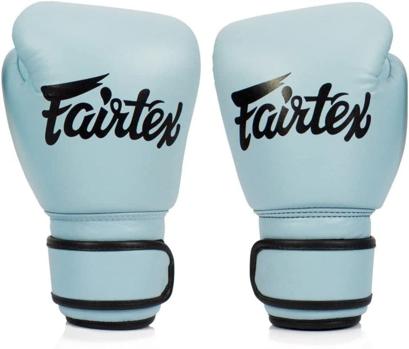 Fairtex BGV20 Echtes Leder Boxhandschuhe - echtes Leder - Pastell Blau