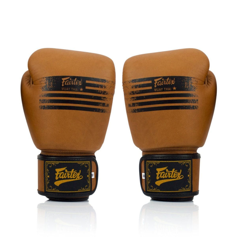 Fairtex BGV21 Legacy Boxhandschuhe - echtes Leder - Braun