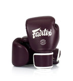 Fairtex BGV16 Boxhandschuhe - Echtes Leder - Maroon