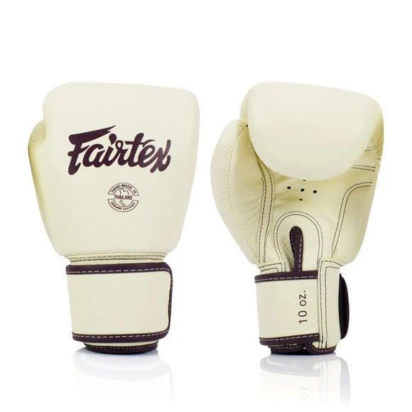 Fairtex BGV16 Boxhandschuhe - Echtes Leder - Khaki