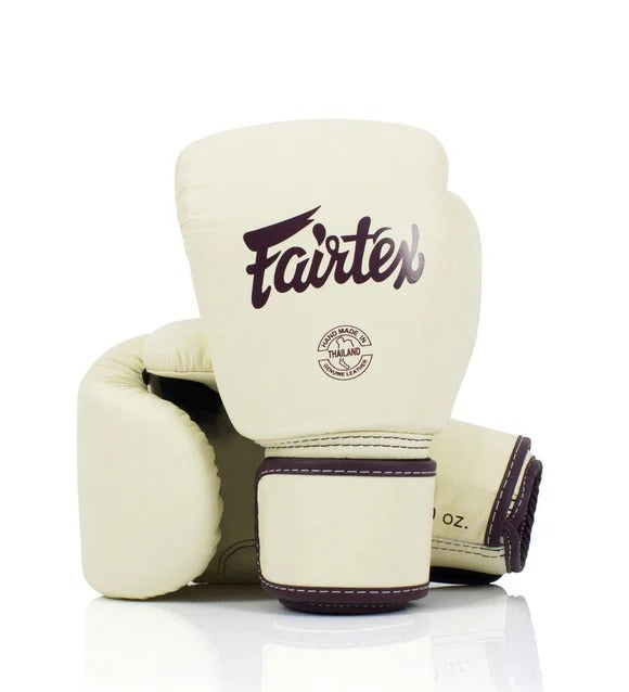 Fairtex BGV16 Boxhandschuhe - Echtes Leder - Khaki