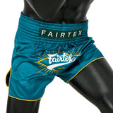 Fairtex BS1907 Muay Thai Shorts - Focus - Grün