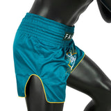 Fairtex BS1907 Muay Thai Shorts - Focus - Grün