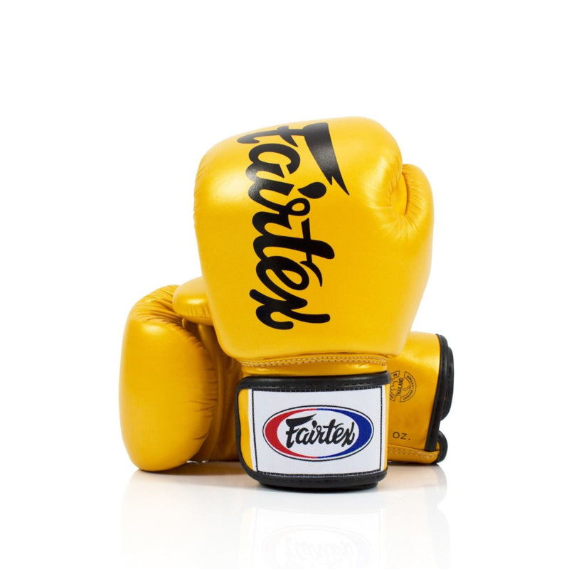 Fairtex BGV19 Deluxe "Tight-Fit" Boxhandschuhe - Goldgelb