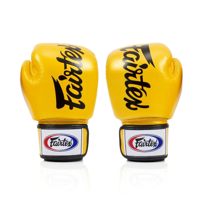 Fairtex BGV19 Deluxe "Tight-Fit" Boxhandschuhe - Goldgelb