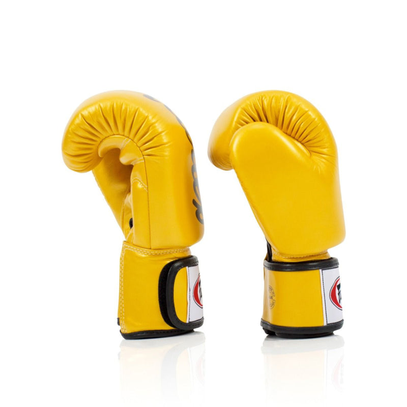 Fairtex BGV19 Deluxe "Tight-Fit" Boxhandschuhe - Goldgelb