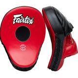 Fairtex FMV9 Ultimate Contoured Focus Mitts - Rot / Schwarz