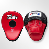 Fairtex FMV9 Ultimate Contoured Focus Mitts - Rot / Schwarz