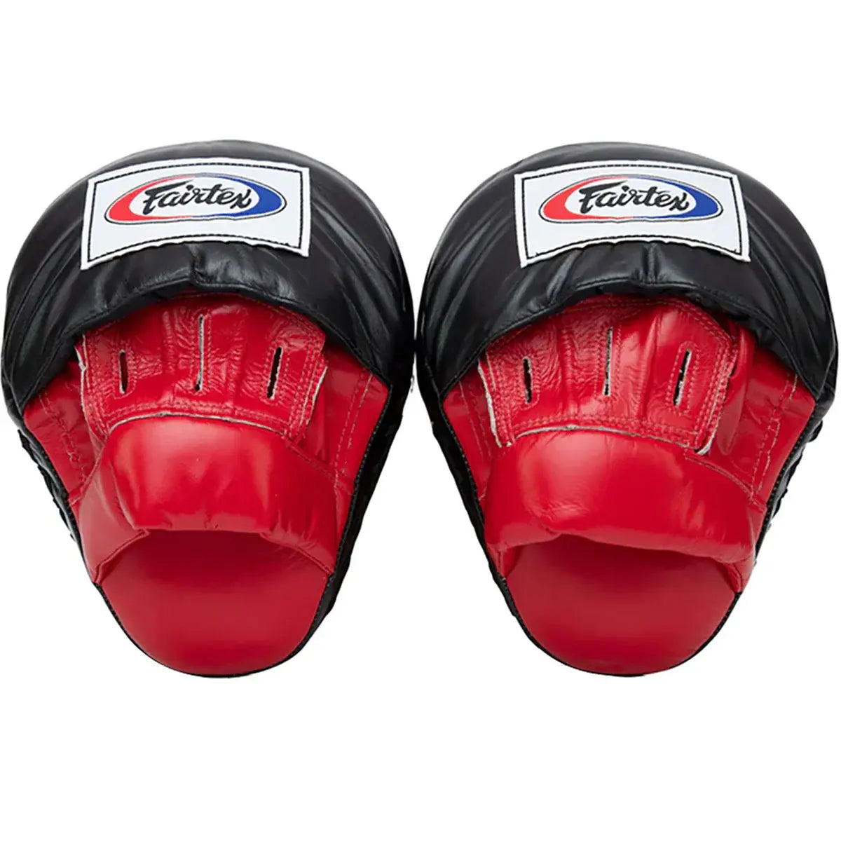 Fairtex FMV9 Ultimate Contoured Focus Mitts - Rot / Schwarz