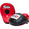 Fairtex FMV9 Ultimate Contoured Focus Mitts - Rot / Schwarz