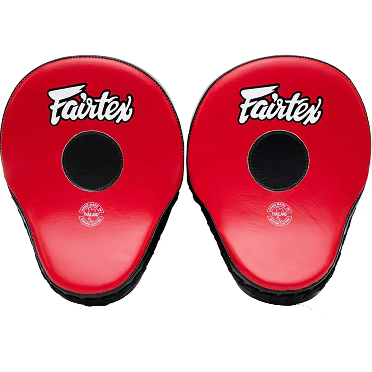 Fairtex FMV9 Ultimate Contoured Focus Mitts - Rot / Schwarz