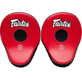 Fairtex FMV9 Ultimate Contoured Focus Mitts - Rot / Schwarz