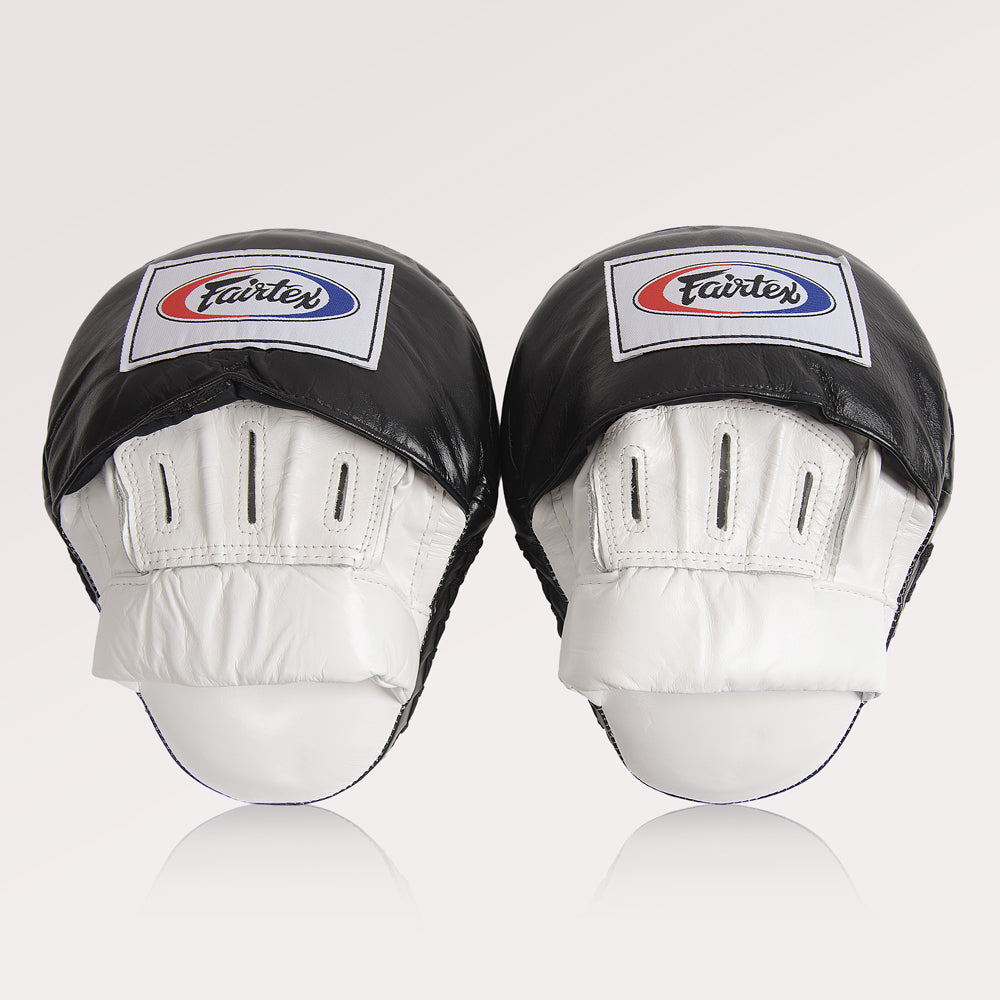 Fairtex FMV9 Ultimate Contoured Focus Mitts - Weiß / Schwarz