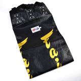 Fairtex HB6 Muay Thai Banana Bag - 180 cm - Ungefüllt - Schwarz / Gold