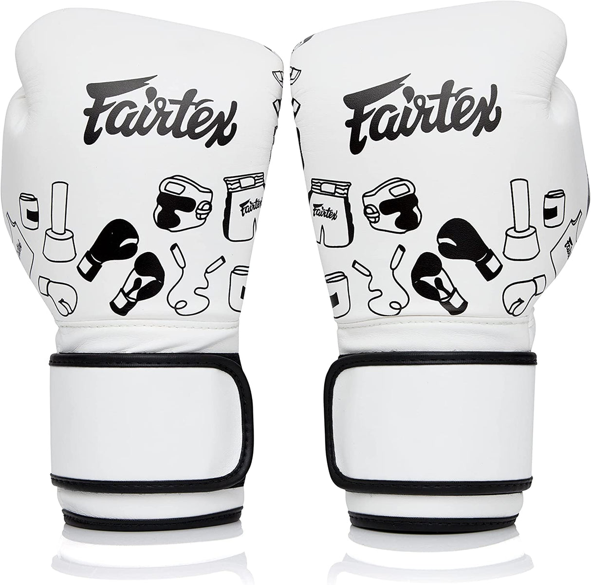 Fairtex BGV14W Mikrofaser Boxhandschuhe - Kunstkollektionen - Graffiti