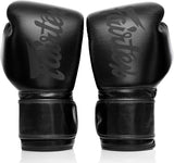 Fairtex BGV14SB Mikrofaser Boxhandschuhe - Kunstkollektionen - Solid Black
