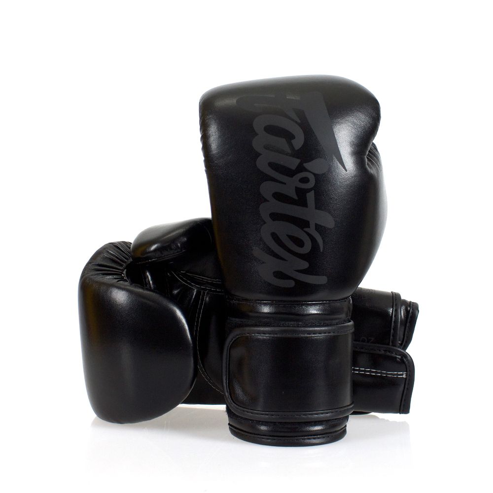 Fairtex BGV14SB Mikrofaser Boxhandschuhe - Kunstkollektionen - Solid Black