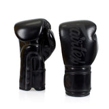 Fairtex BGV14SB Mikrofaser Boxhandschuhe - Kunstkollektionen - Solid Black