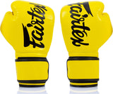 Fairtex BGV14 Mikrofaser Boxhandschuhe - Gelb