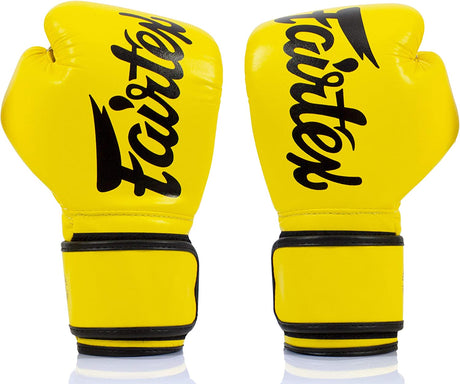 Fairtex BGV14 Mikrofaser Boxhandschuhe - Gelb