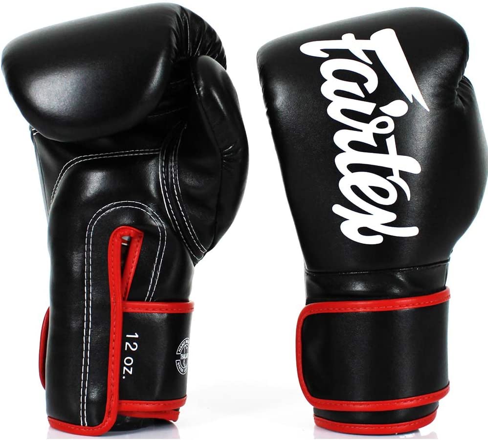 Fairtex BGV14 Mikrofaser Boxhandschuhe - Schwarz