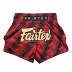 Fairtex BS1919 Muay Thai Shorts - Rot/Schwarz