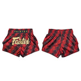 Fairtex BS1919 Muay Thai Shorts - Rot/Schwarz