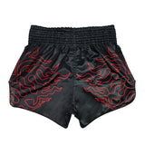 Fairtex BS1920 Muay Thai Shorts - Lava - Schwarz/Gold