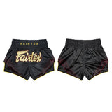 Fairtex BS1925 Muay Thai Shorts - Mr.X - schwarz/gold