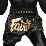 Fairtex BS1925 Muay Thai Shorts - Mr.X - schwarz/gold